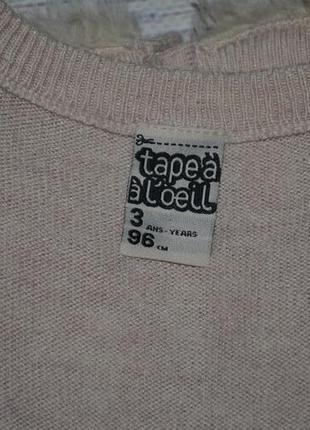 3 роки 96 см обладнаний модний джемпер кофточка светрик дівчинці модниці з хутром8 фото