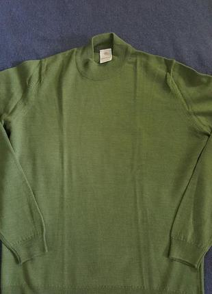 Базовый джемпер "wolsey" шотландия 100% мериносовая шерсть 38-424 фото
