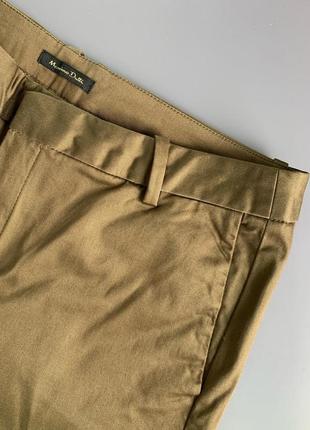 Брюки massimo dutti бежево-коричневого кольору