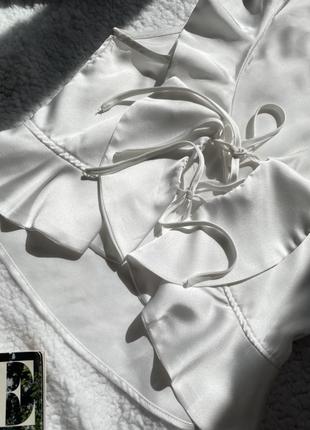 Актуальна блуза на зав’язках блузка топ топик6 фото