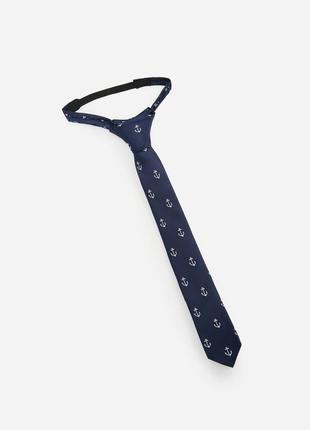 2 - 9 лет новый фирменный галстук с морским узором reserved оригинал якорь галстук2 фото