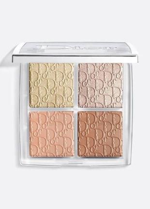 Палетка хайлайтер dior backstage glow face palette 002 glitz