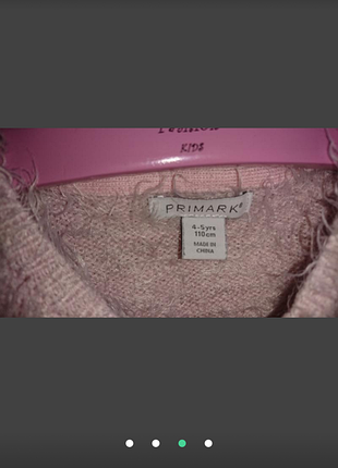 Свитер травка с единорожкой primark 3-4г 3