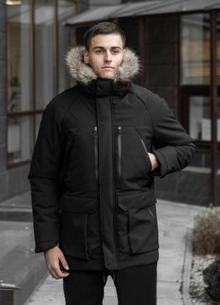 Парка зимова чорна