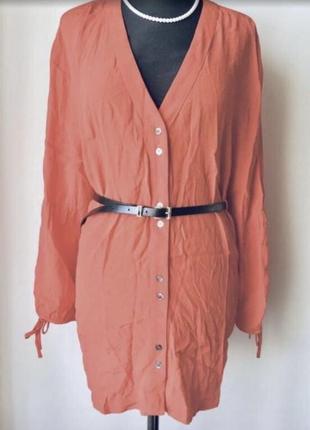 Сорочка - блузка із віскози великого розміру