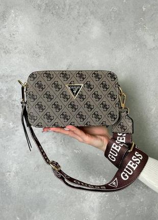 Жіноча сумка guess snapshot grey
