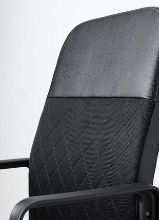 Ikea renberget (604.935.46) рабочий стул, вращающееся кресло, бомстад черный5 фото