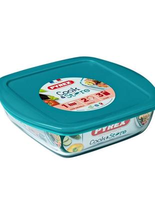 Форма с/к pyrex cook&store з криш. квад 22х22х7см (2.2л) (212p000/7645)  tzp149