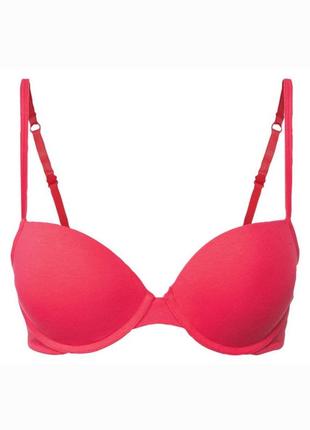 Бюстгальтер на косточке, push-up с хлопком euro 80b(36b) esmara2 фото