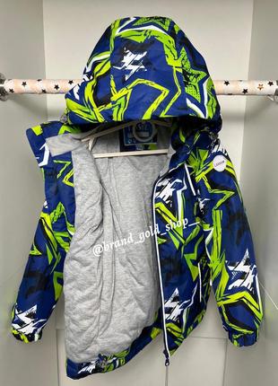 Демісезонна термо куртка для хлопчика lassye 110-1283 фото