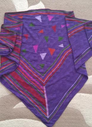 Хустка косинка 120*210*130 шов роуль велика