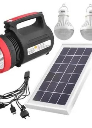 Фонарь солнечная система-фонарь gs-330 yajia yj-1902t