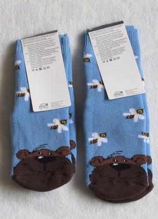 Шкарпетки дитячі махрові зі стоперами р. 19 - 22 від maximo нові