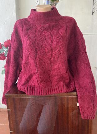 Жіночий светр теплий в’язаний