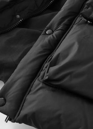 Куртка пуховик zara😍 довгий пуховик zara для хлопчика6 фото