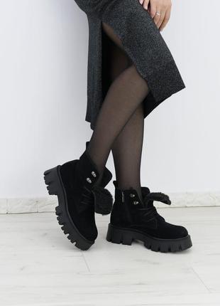 Классические замшевые ботинки "милитари-12" в наличии и под отшив деми / зима 💙💛🏆