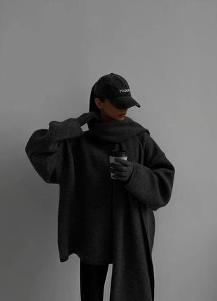 Костюм 3ка (свитер+леггинсы+шарф)