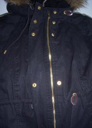 Куртка брендовая женская черная коттон р.l3 фото