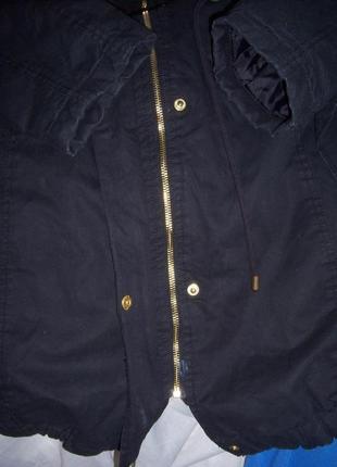 Куртка брендовая женская черная коттон р.l4 фото