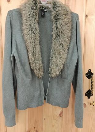 Кардиган  з відстігним коміром