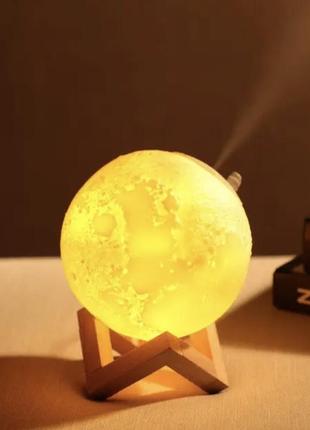 Зволожувач повітря 3d moon lamp light diffuser