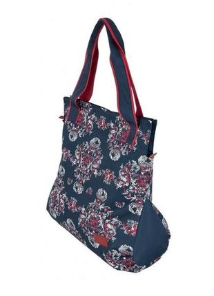 Стильна жіноча сумка із принтованої тканини. сумочка на плече з орнаментом3 фото