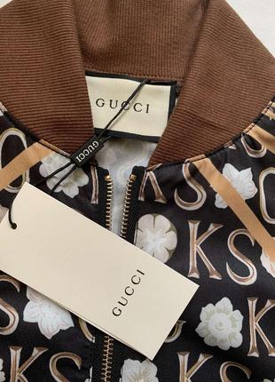 Спортивный костюм в стиле gucci с ярким принтом ks в наличии, новый4 фото