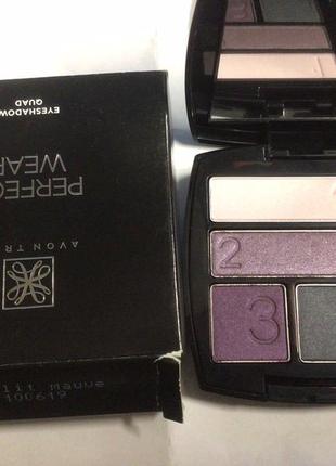 4-х цветная палетка (moonlit mauve) avon