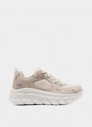 Женские кроссовки на высокой подошве skechers/ коричневые кроссовки скечерс