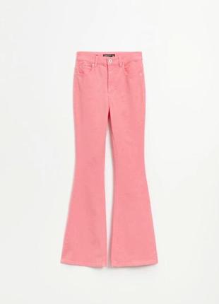 Джинси, рожеві джинси, джинси клеш5 фото