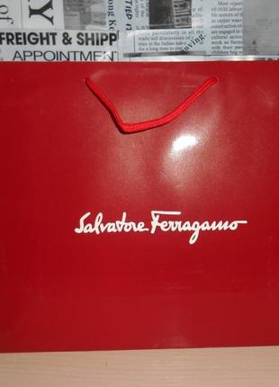 Мужской кошелек клатч барсетка salvatore ferragamo, кожа, италия6 фото