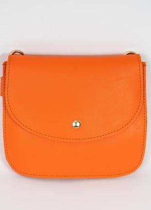 Жіноча сумка на пояс помаранчева сумка 2 в 1 клатч на пояс поясний клатч поясна сумка через плече