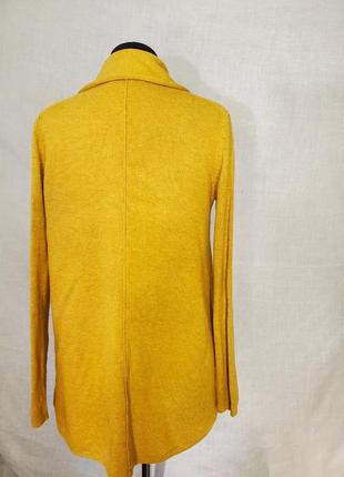 Zara knit сонячно гірчичного кольору кардиган накидка2 фото