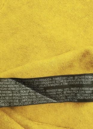 Zara knit сонячно гірчичного кольору кардиган накидка10 фото