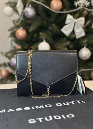 Кожаная сумочка от massimo dutti4 фото