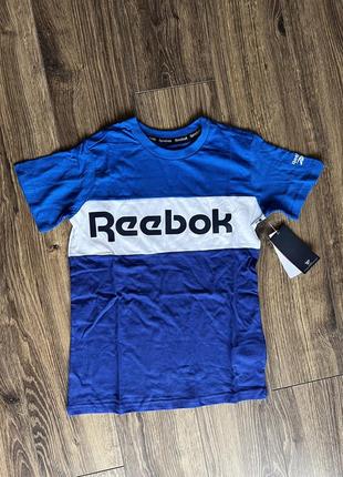 Дитяча синя футболка reebok, сток, нова з біркою