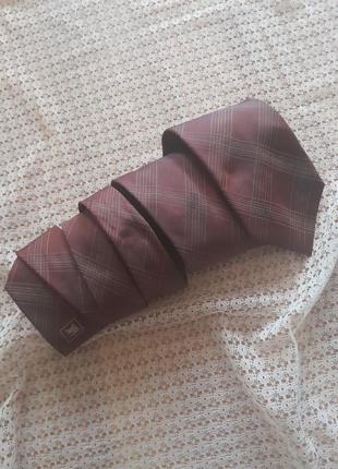 Шолковый статусный галстук burberry3 фото