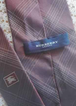 Шолковый статусный галстук burberry