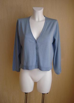 Кофта на застежку с добавлением шелка, р.l