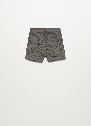 Хлопковые шорты с принтом mango