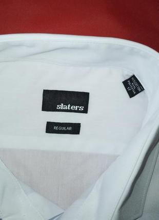 ❤️ slaters біла класична рубашка2 фото
