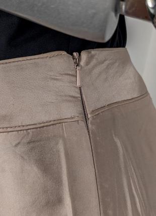 Karen millen атласные шелковые женские брюки клеш5 фото