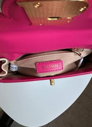 Женская розовая сумка6 фото