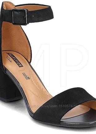 Р.35.5-40  clarks женские замшевые босоножки оригинал