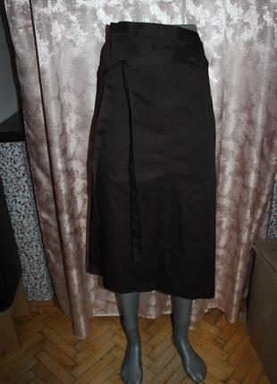 Фартух фартук коричневый длинный