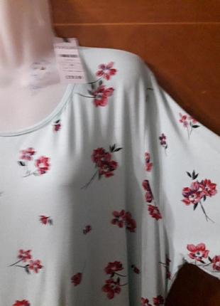 Брендовая новая стильная вискозная туника блуза р.24 от yours3 фото