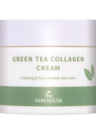 Крем с коллагеном и экстрактом зеленого чая the skin house green tea collagen cream1 фото