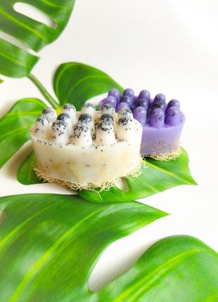 Мыло с фактурной массажной поверхностью