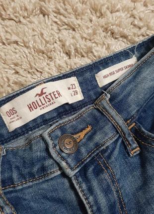 Рваные джинсы скинни лосины джегинсы легинсы hollister2 фото