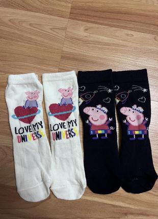 Носки носочки пеппа peppa pig